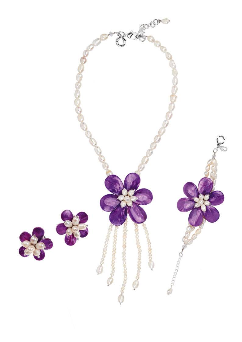 Ottaviani Bracciale con perle e madreperla Sconto