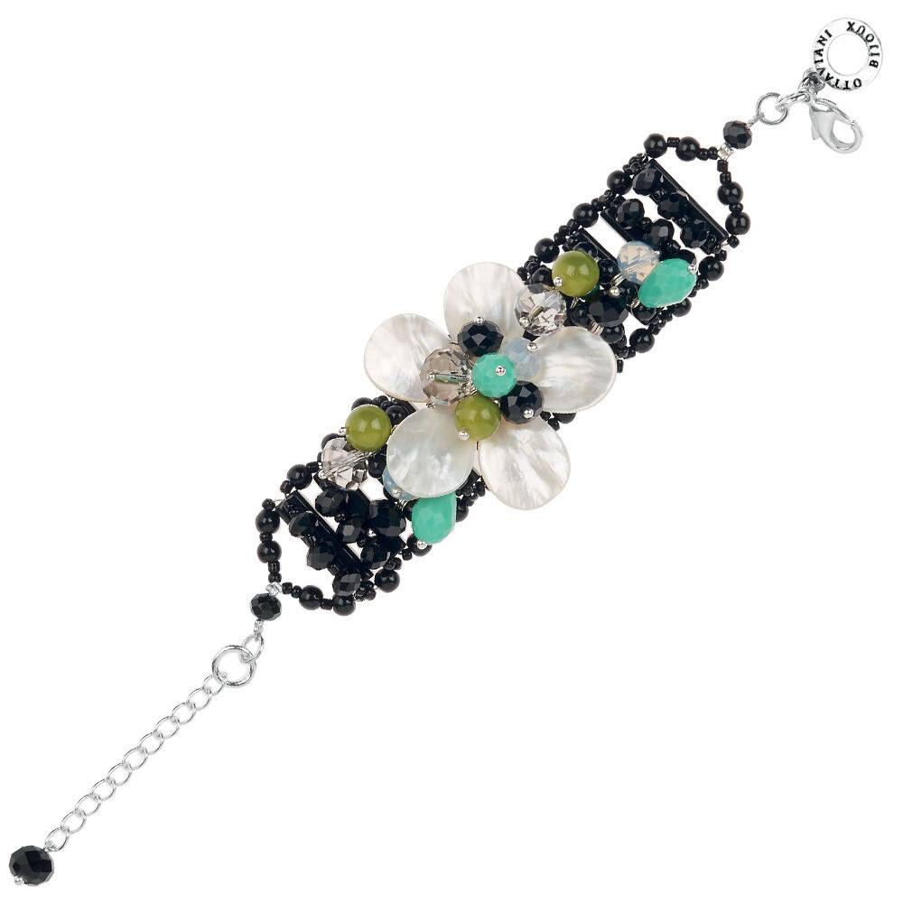 Ottaviani Bracciale con cristalli e madreperla Economico