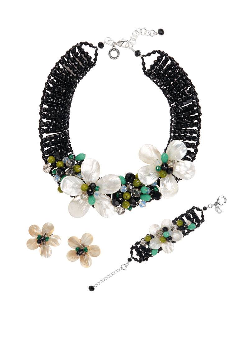 Ottaviani Bracciale con cristalli e madreperla Economico