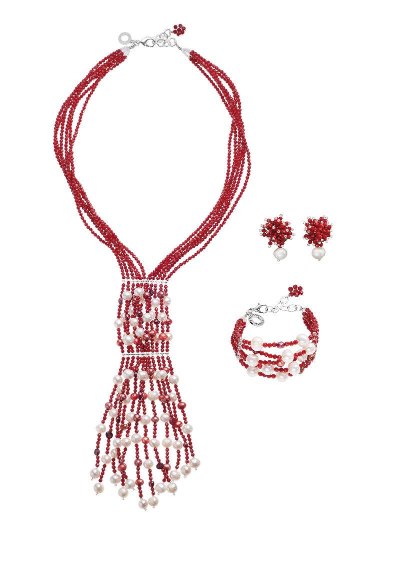 Ottaviani Bracciale con perle e cristalli Flash Sale