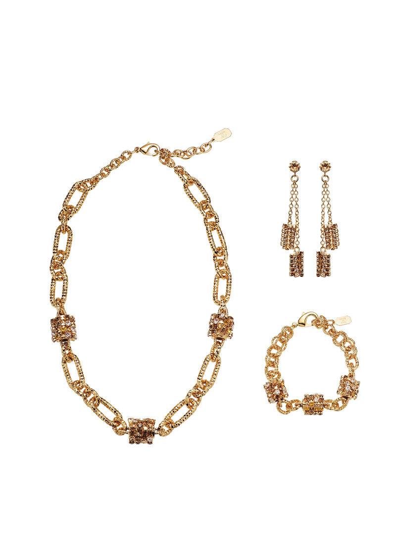 Ottaviani Orecchini dorati con strass Offerta esclusiva