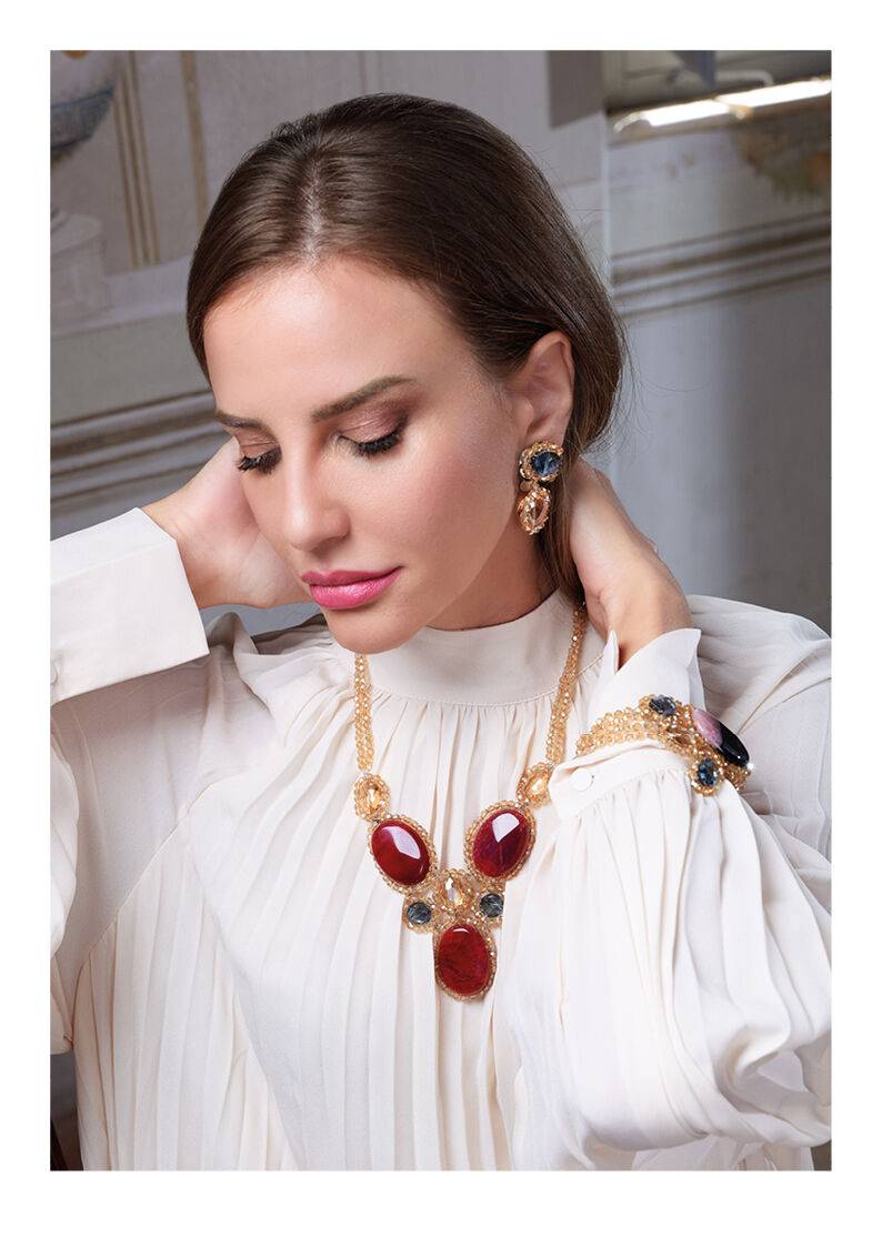Ottaviani Bracciale con agata e cristalli Black Friday
