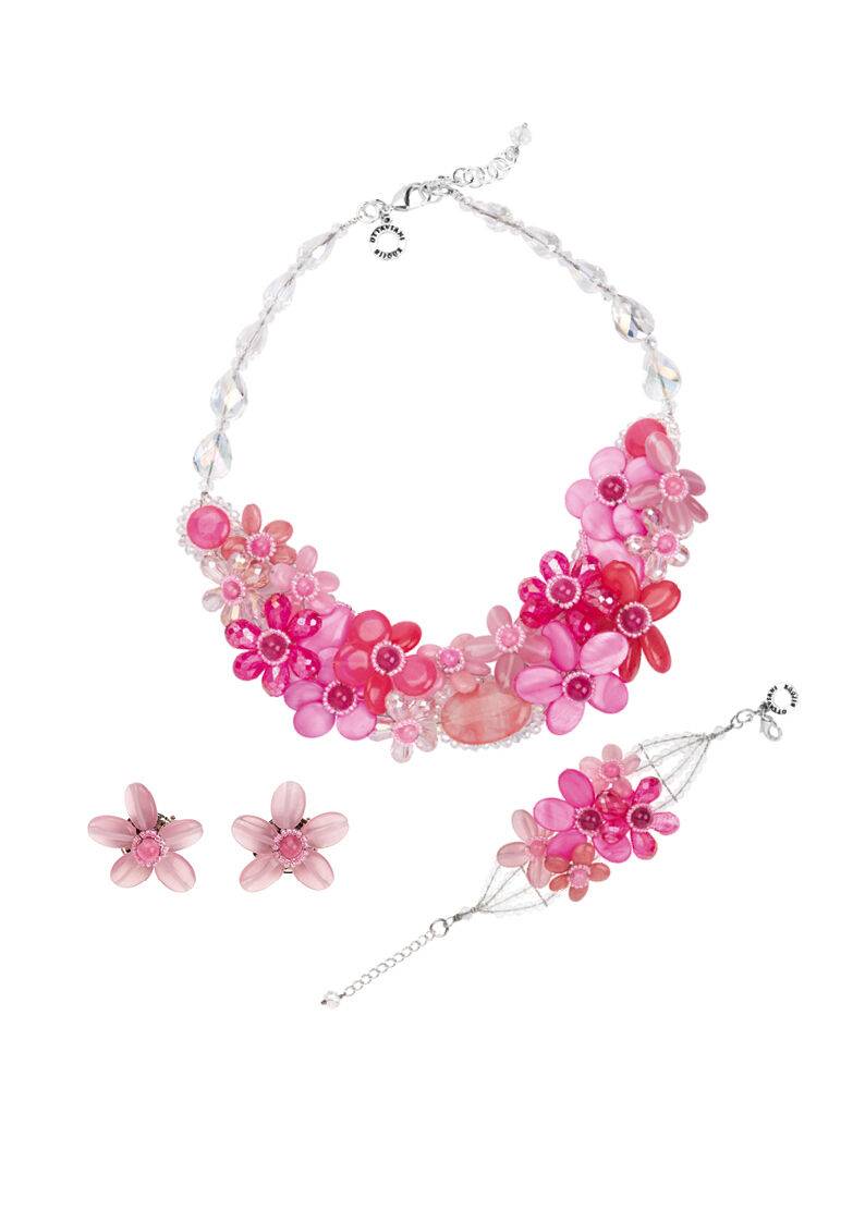 Ottaviani Bracciale con agata,madreperla e cristalli Offerta San Valentino