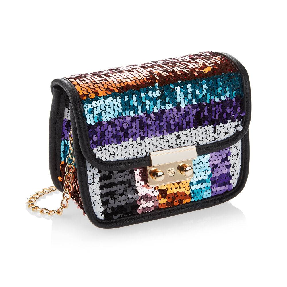 Ottaviani Clutch con paillettes multicolor Lightning offer