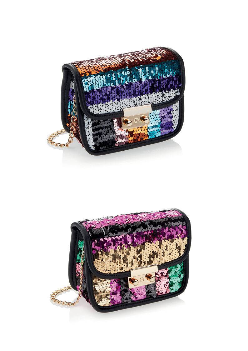 Ottaviani Clutch con paillettes multicolor Lightning offer