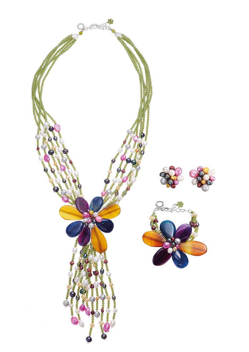 Ottaviani Bracciale con agata e perle Enormi risparmi