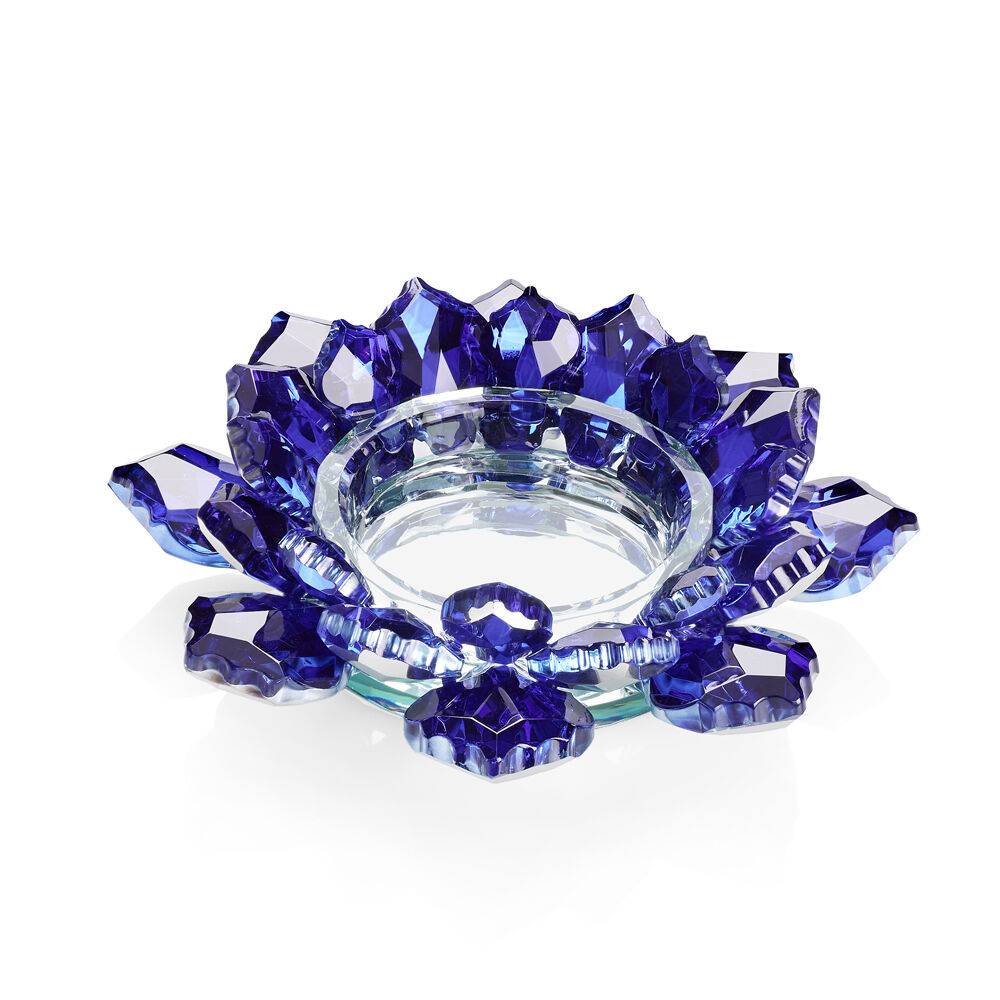 Ottaviani Candeliere "fiore di cristallo blu" Solo un giorno rimasto