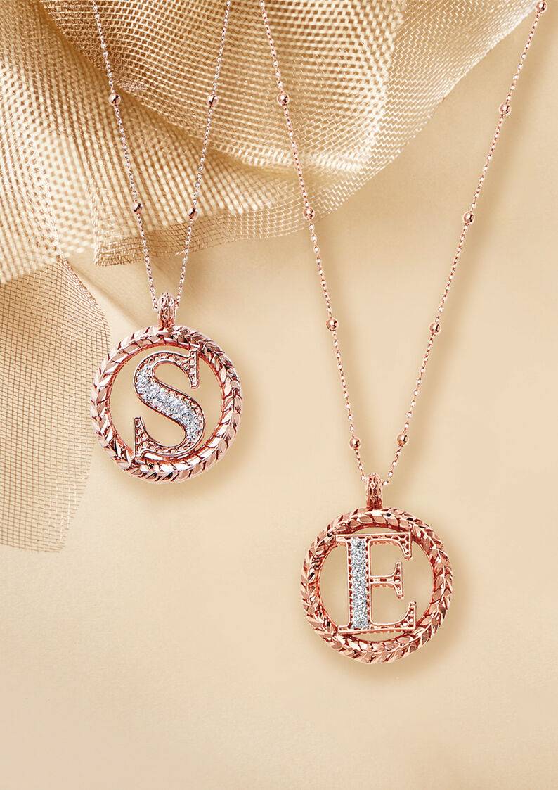 Ottaviani Collana in bronzo oro rosa con glitter argento Fino Al -60%