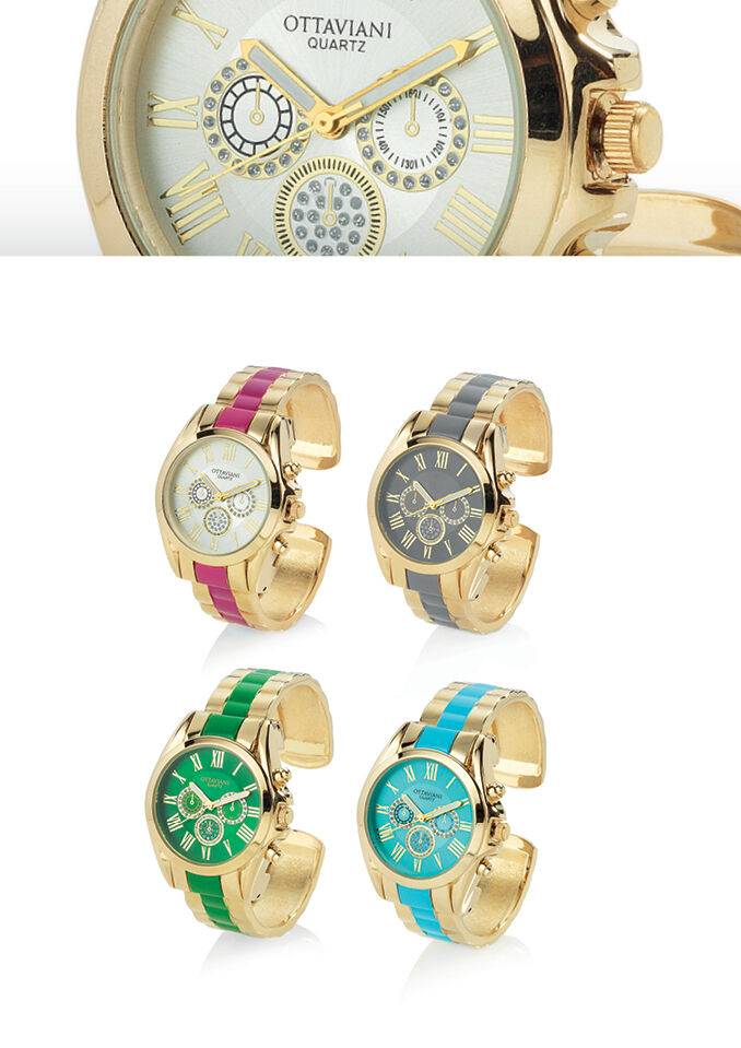 Ottaviani Quarzo verde bangle Presa