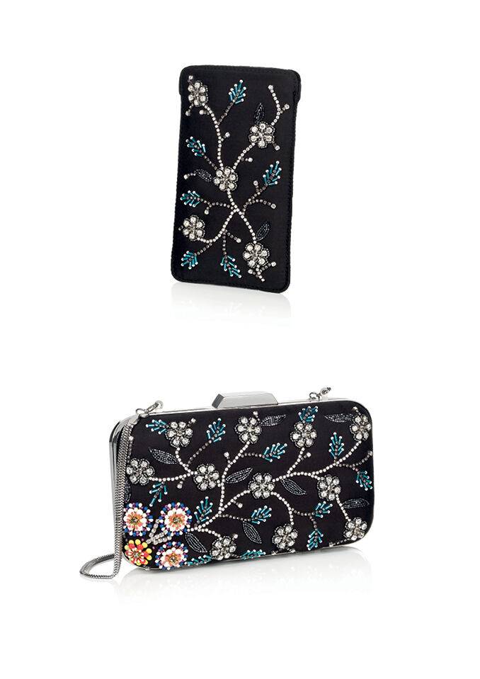 Ottaviani Clutch con perline,cristalli e strass Grandi sconti