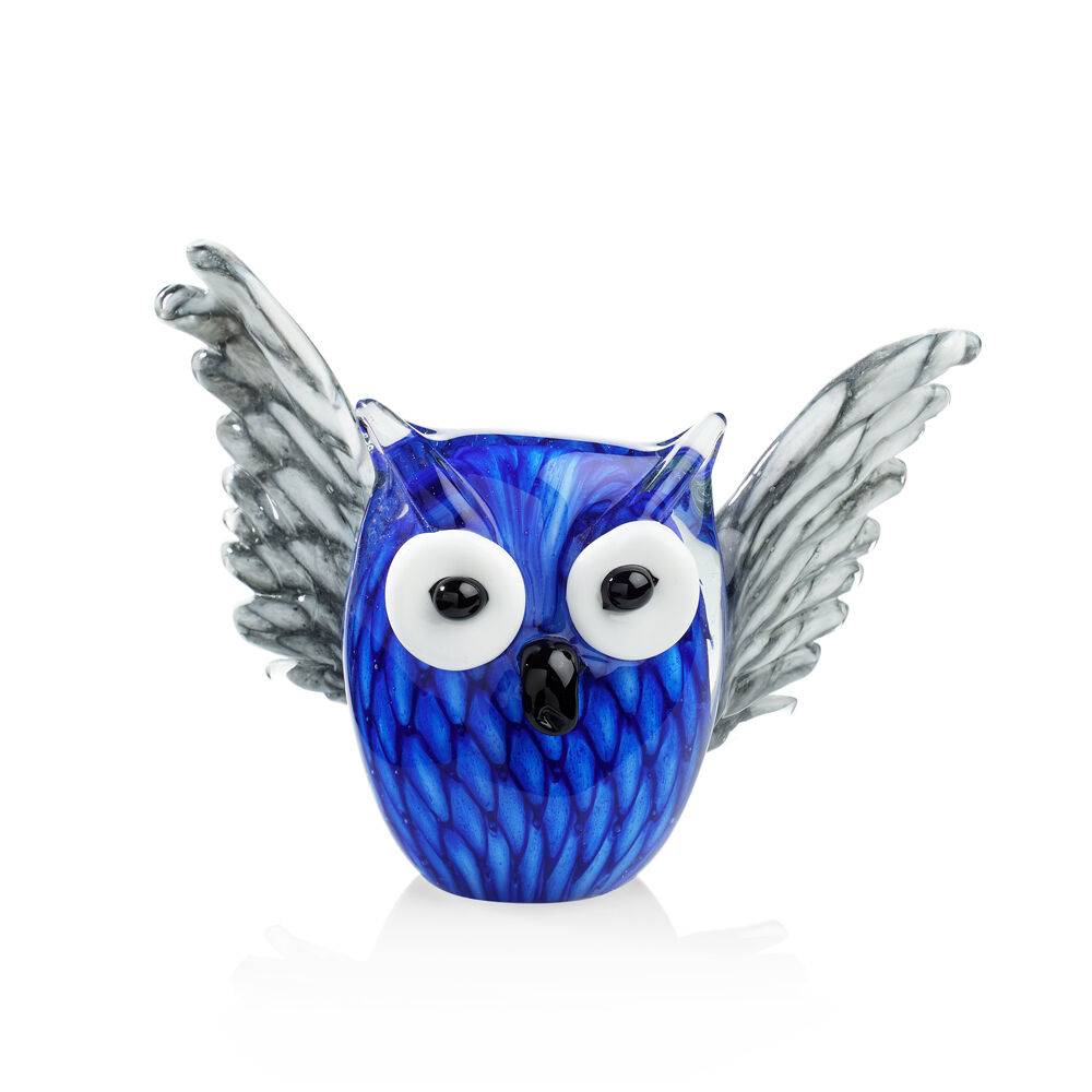 Ottaviani Scultura "gufo bluette" h 11,8 cm Fino al 65% di sconto