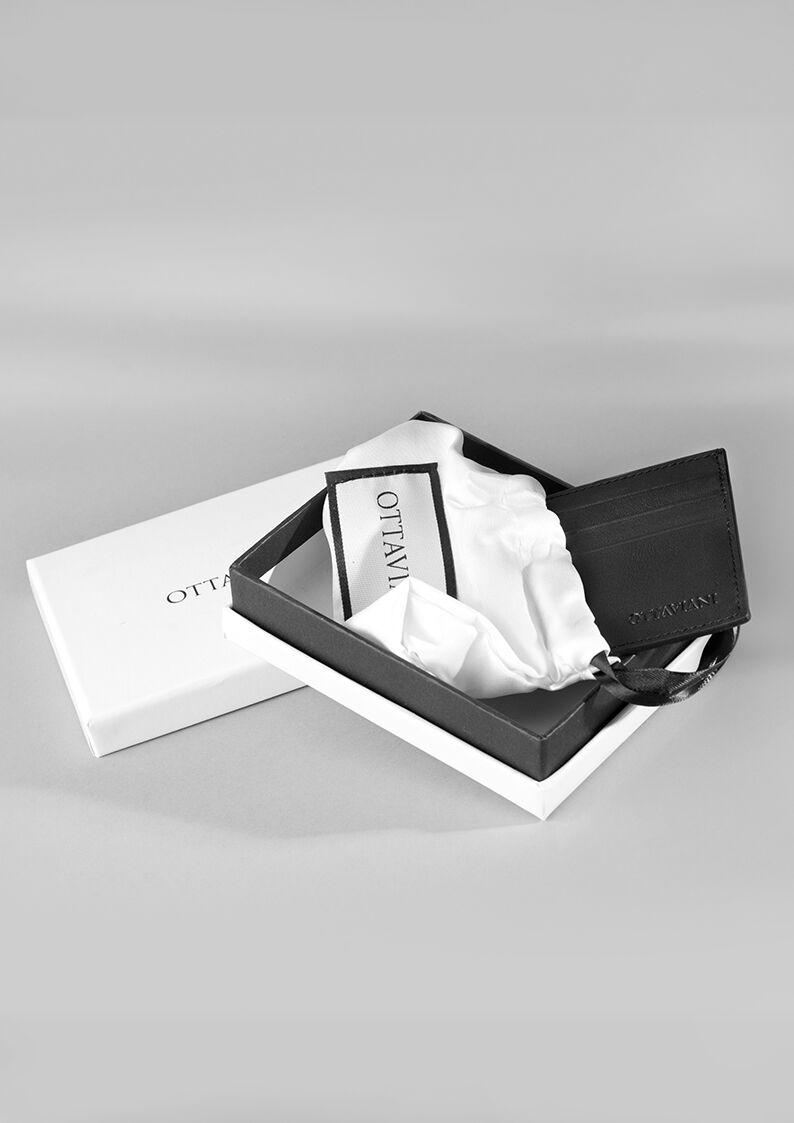 Ottaviani Porta carte di credito in vera pelle c/cerniera Black Friday Prezzi