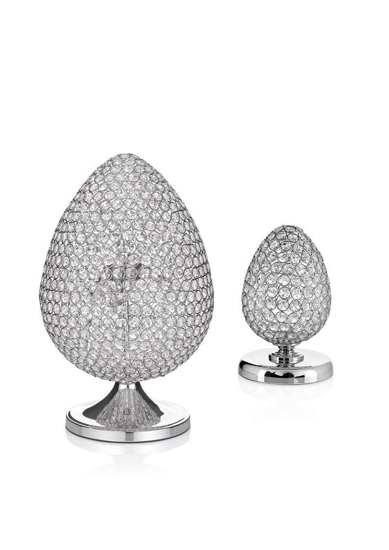 Ottaviani Lampada "l'uovo di diamante" diam.cm15 h.26cm Spedizione Gratuita