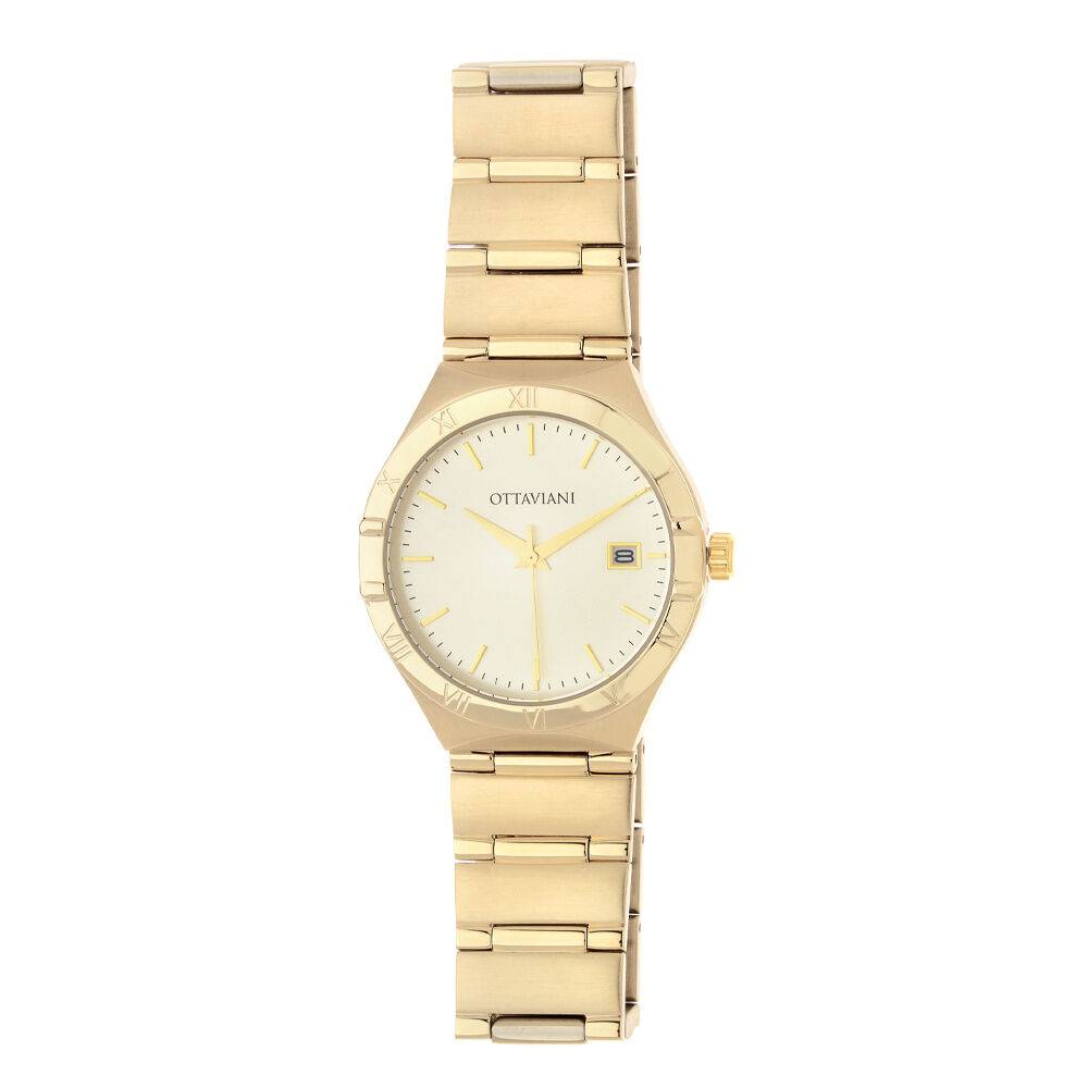 Ottaviani Quarzo classic gold con quadrante champagne Consegna Veloce