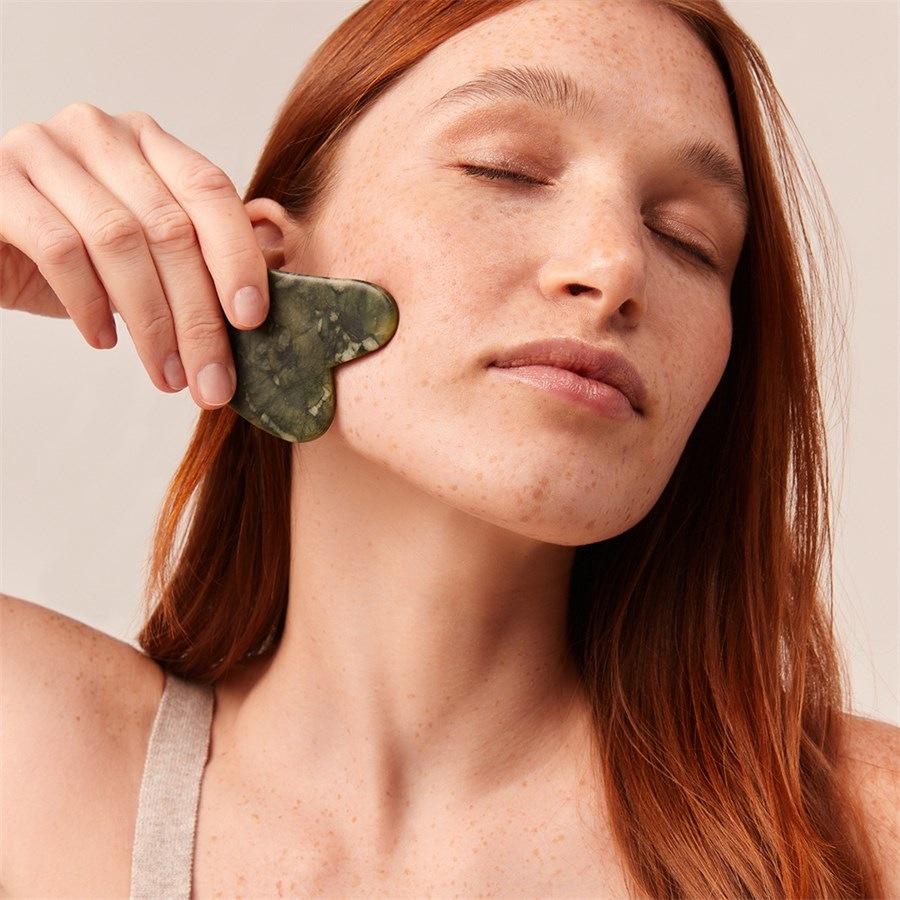 GLOV Massaggio del viso Stone Green Jade Convenienza