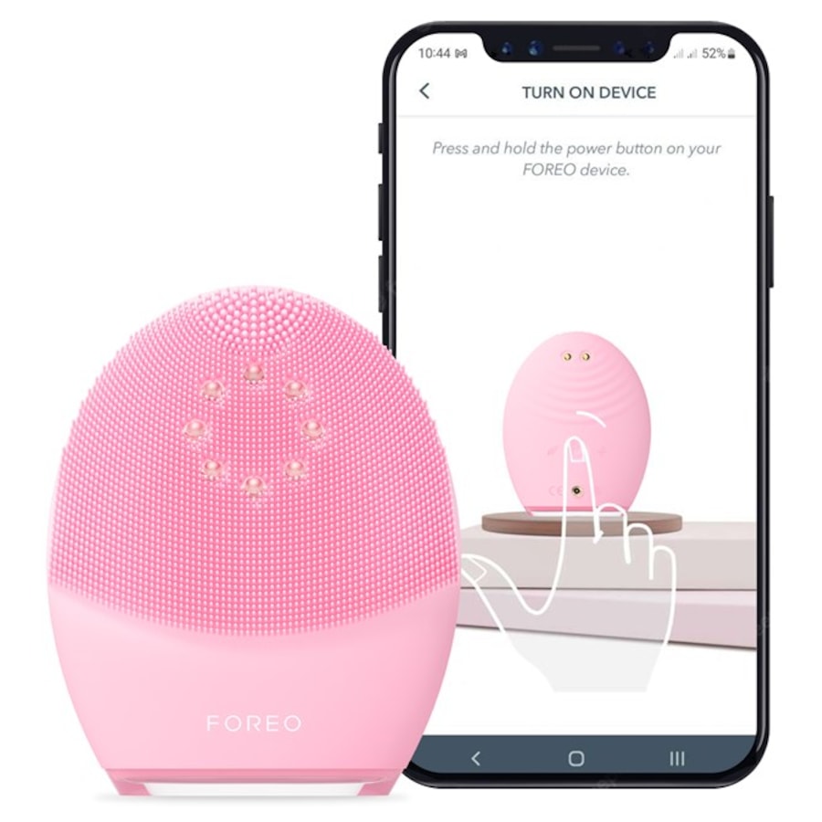 Foreo Spazzole di pulizia LUNA 4 Plus Dispositivo di pulizia termica del viso per pelli normali con NIR luce LED rossa e microcorrente Online