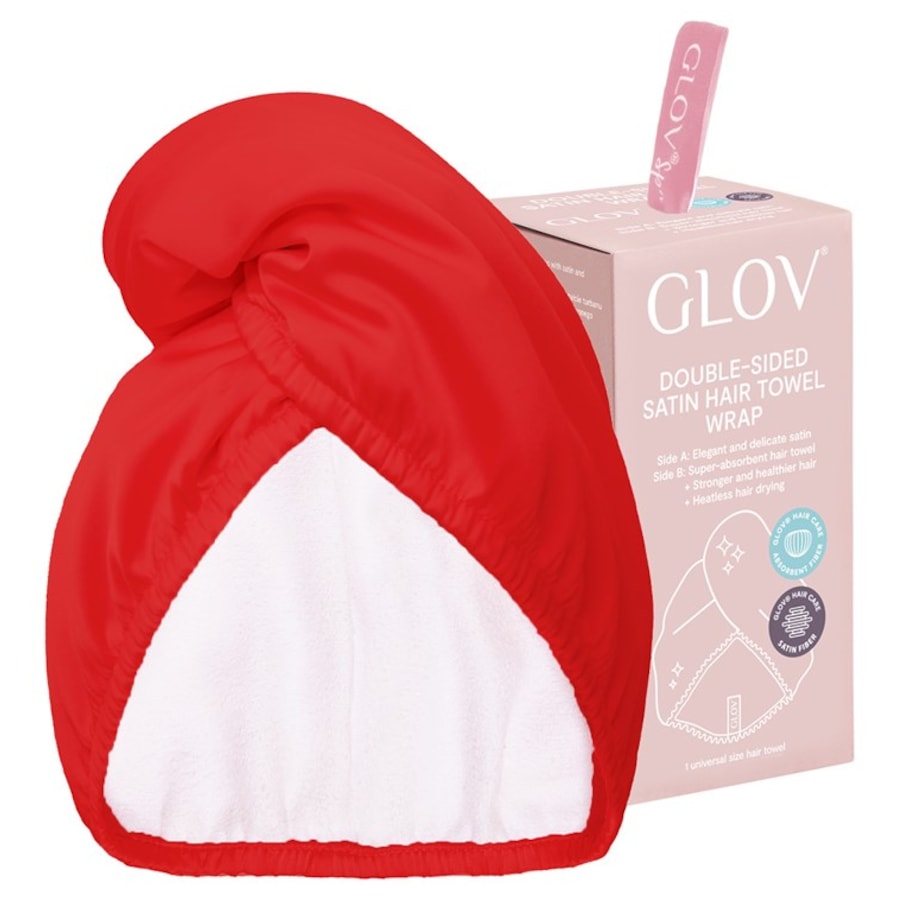 GLOV Turbante per capelli in microfibra satinata double-face Hair Wrap Satin In Linea