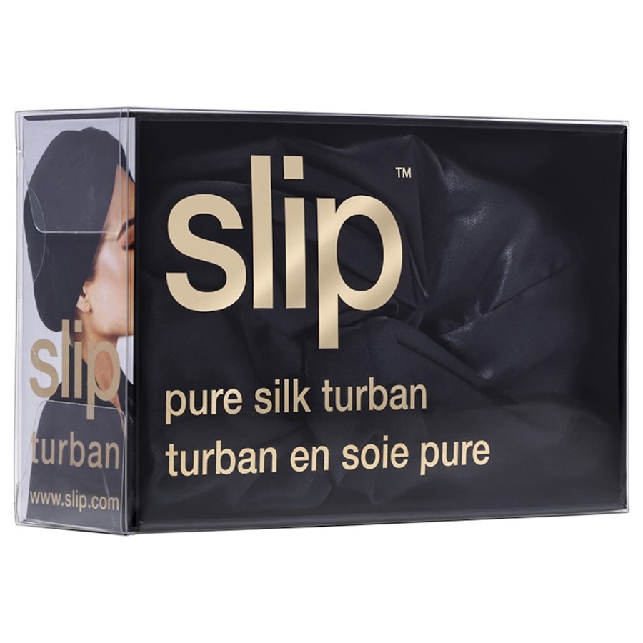 slip Hair Care Silk Hair Turban Black Nuovo