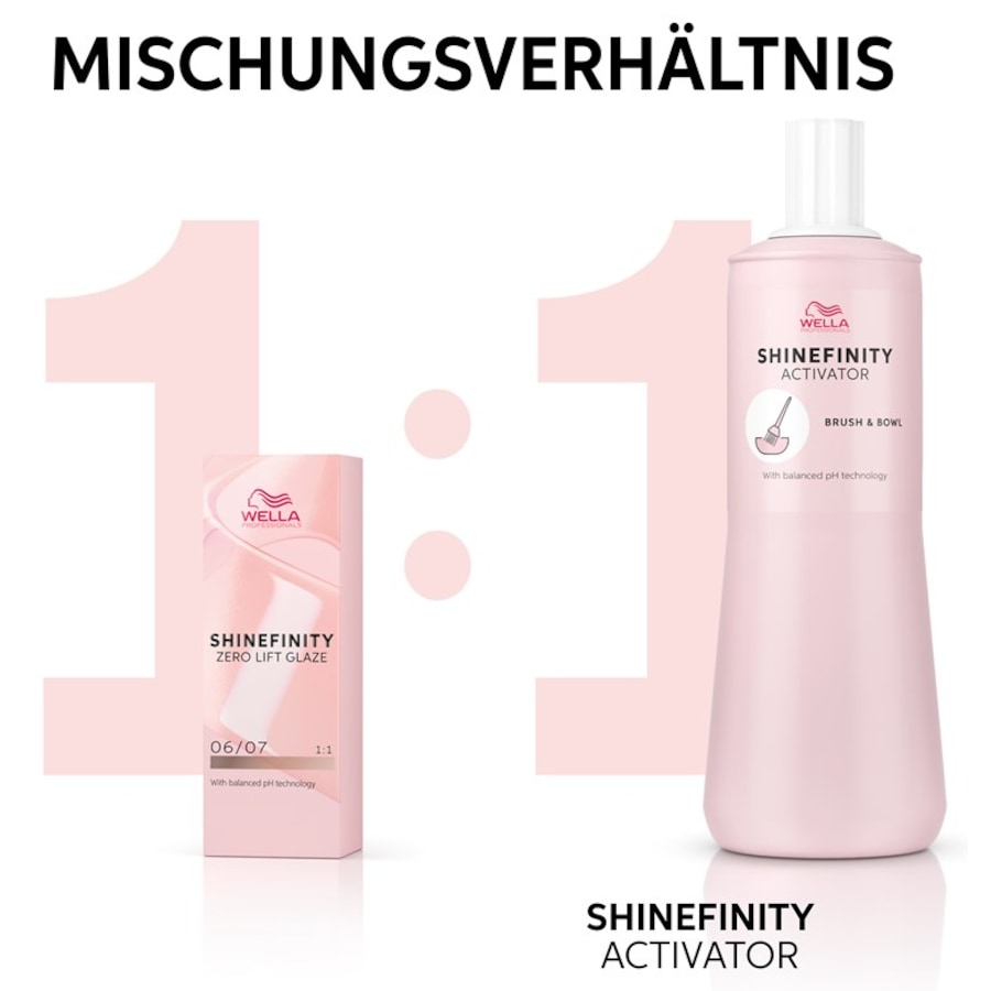 Wella Shinefinity Activator 2% Brush & Bowl Qualità