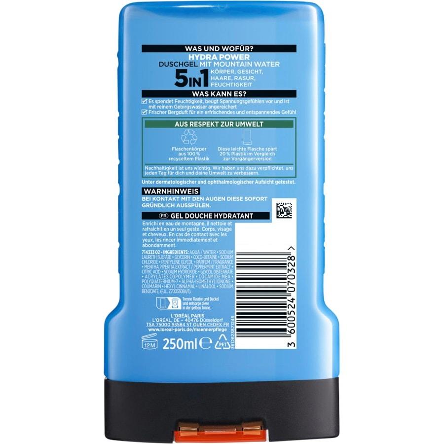 L'Oréal Paris Men Expert Hydra Power Gel doccia Mountain Water Fornitura limitata