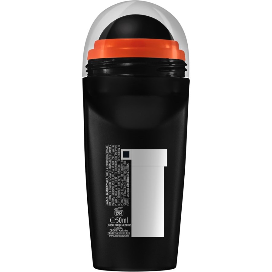 L'Oréal Paris Men Expert Deodoranti Carbon Protect Deodorant Roll-On 4in1 Smaltimento dello stoccaggio