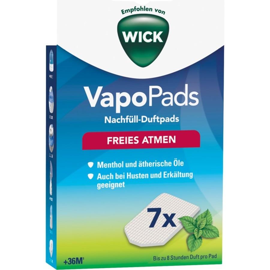 WICK Umidificatore Vapo Pads Menthol Refill