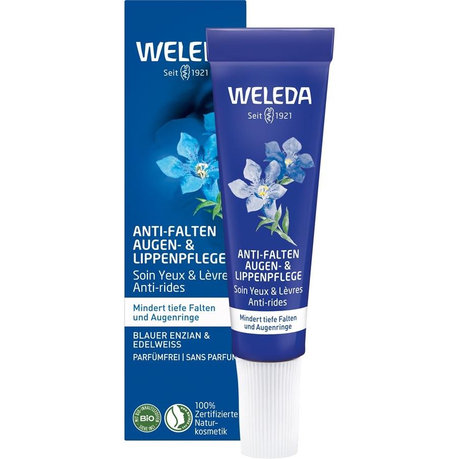 Weleda Cura degli occhi e delle labbra Trattamento antirughe per occhi e labbra Genziana blu e Stella alpina Negozio