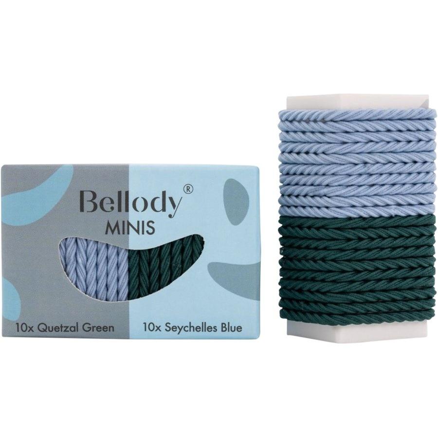 Bellody Minis Hair Rubber Set Quetzal Green & Seychelles Blue Black Friday Prezzi