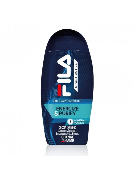 FILA 2 in 1 Shampoo + Shower Gel Energize&Purify