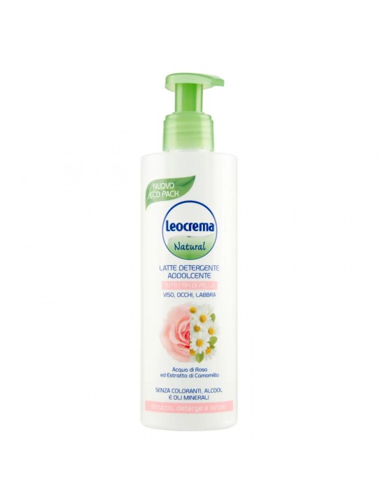 Leocrema Latte Detergente Addolcente Viso occhi labbra