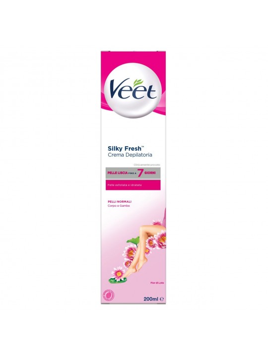 Veet Crema Depilatoria Corpo Pelli Normali Silk & Fresh Technology