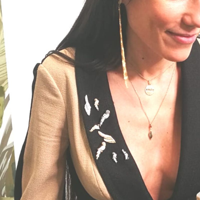 Thais Bernardes Spilla Cockatoo Negozi Online