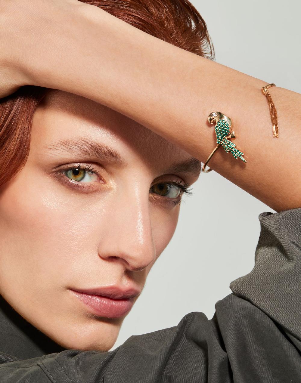 Thais Bernardes Bracciale Pappagallo Flash Sale