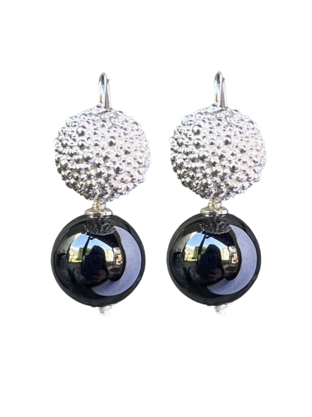 Trimi Gioielli Orecchini artigianali con Ematite – Amore short