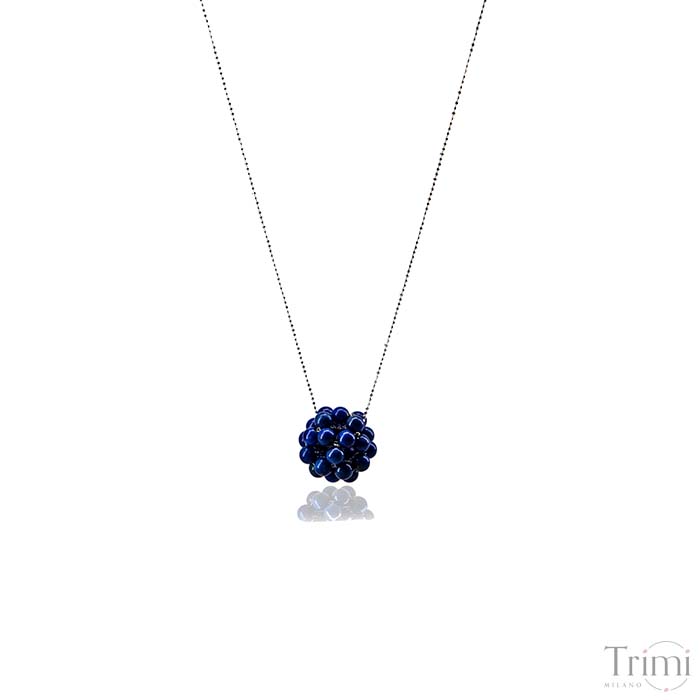 Trimi Gioielli Ciondolo in Lapislazzuli con catena in argento Vendita