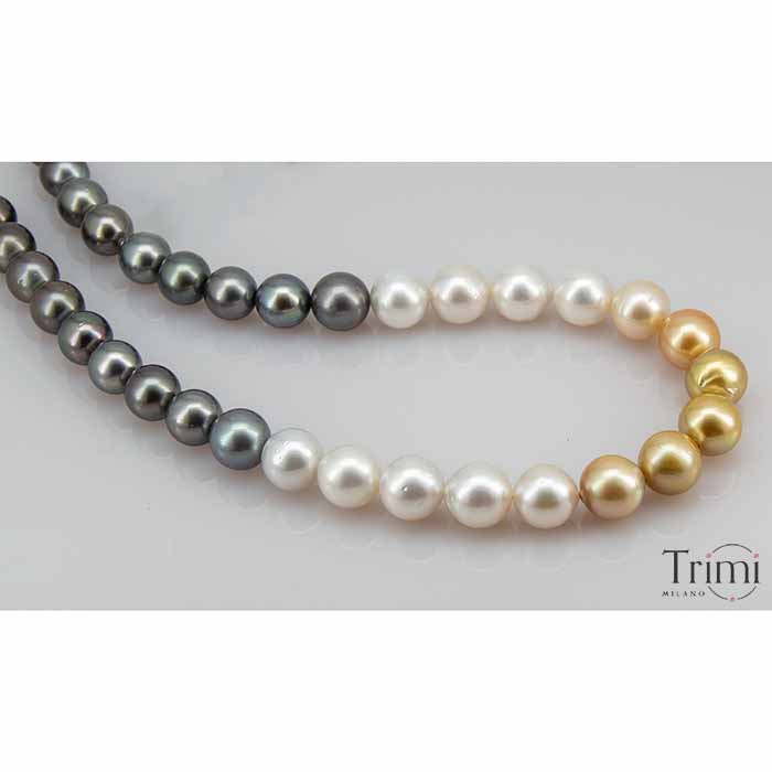 Trimi Gioielli Collana con perle dei mari del sud Consegna Veloce