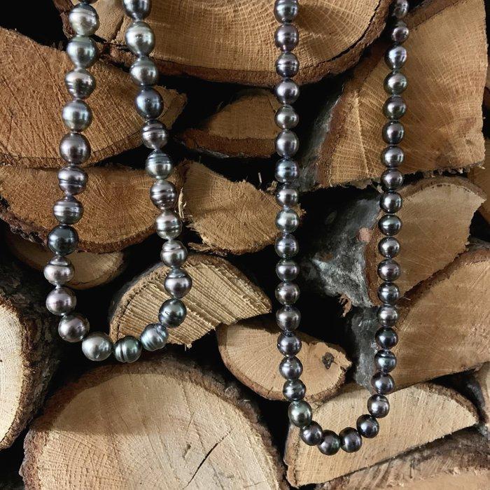 Trimi Gioielli Collana artigianale con perle di Tahiti 11 mm Sconto
