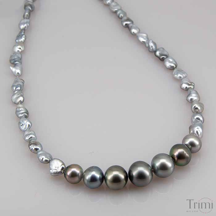 Trimi Gioielli Collana con perle di Tahiti Vendite Flash