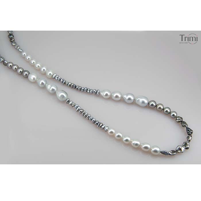Trimi Gioielli Collana con perle Australiane e di Tahiti Negozio