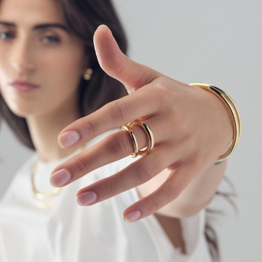 Unoaerre Anello dorato | UNOAERRE Gioielli Convenienza