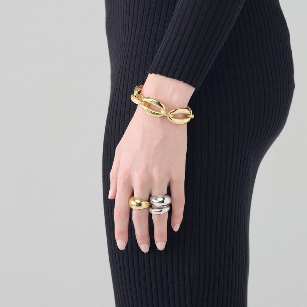 Unoaerre Bracciale in argento dorato | UNOAERRE Gioielli In Linea