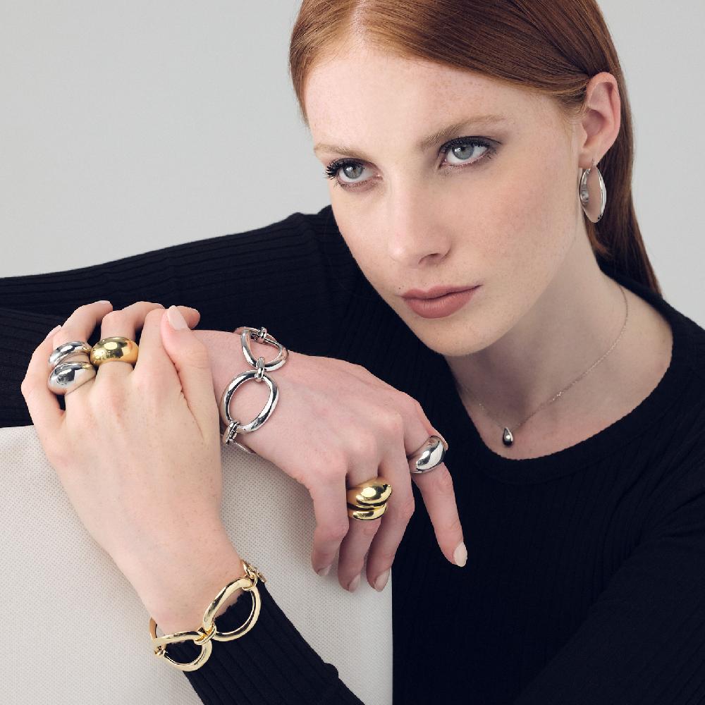Unoaerre Orecchini in argento maxi | UNOAERRE Gioielli Spedizione Gratuita