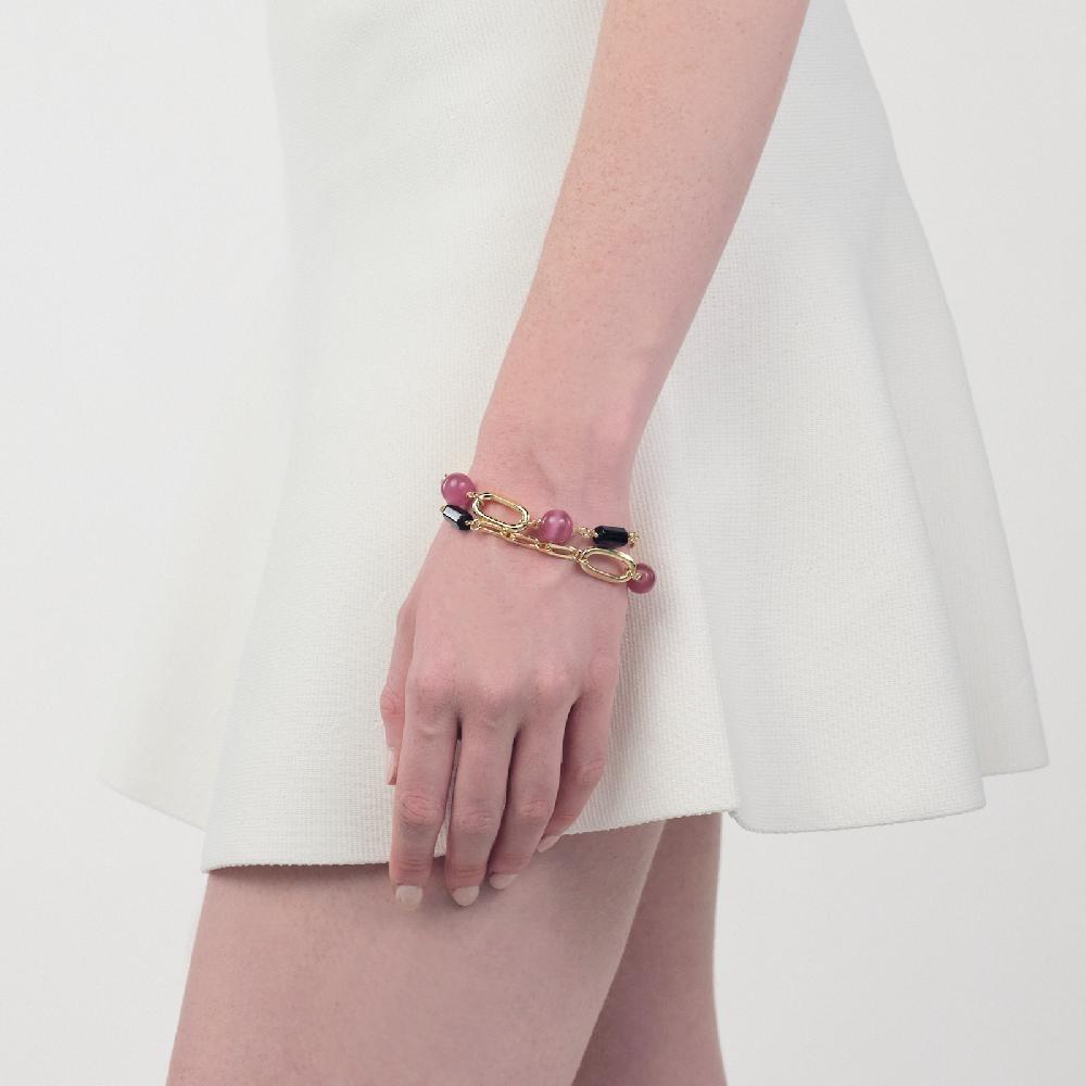 Unoaerre Bracciale pietre rosa | UNOAERRE Gioielli Convenienza