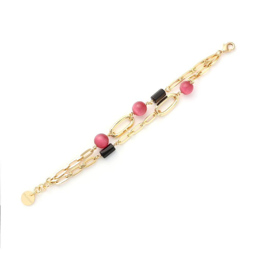Unoaerre Bracciale pietre rosa | UNOAERRE Gioielli Convenienza