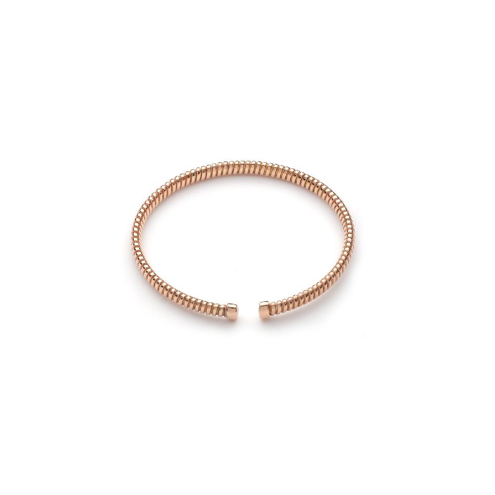 Unoaerre Bracciale bangle in argento dorato rosa | UNOAERRE Gioielli Economico