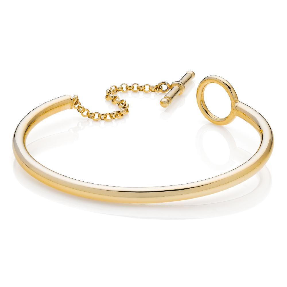 Unoaerre Bracciale rigido in argento dorato | UNOAERRE Gioielli Saldi Di Fabbrica