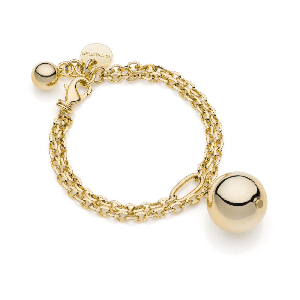 Unoaerre Bracciale dorato con ciondolo | UNOAERRE Gioielli In Saldo