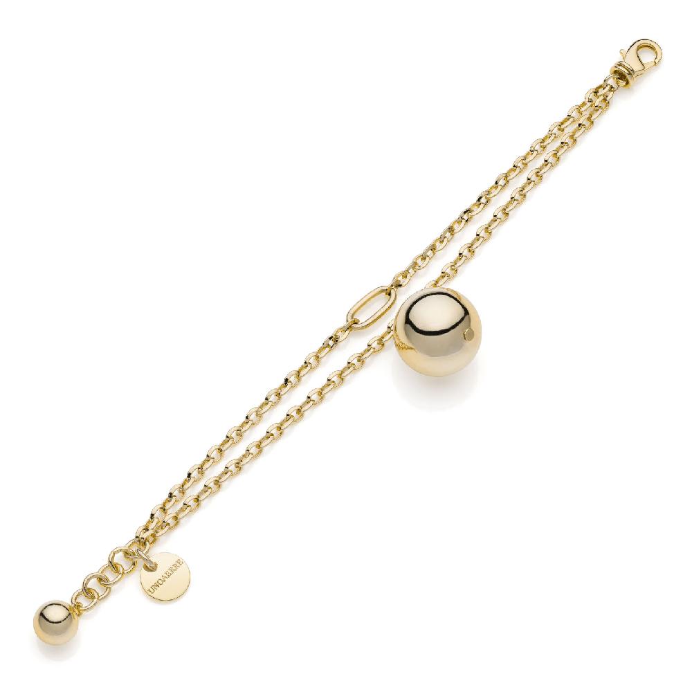Unoaerre Bracciale dorato con ciondolo | UNOAERRE Gioielli In Saldo