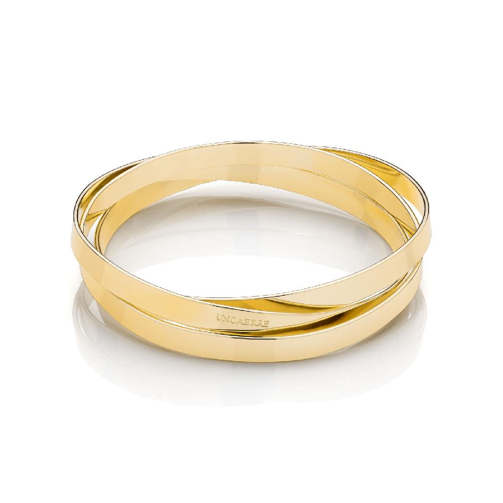 Unoaerre Bracciale dorato rigido | UNOAERRE Gioielli Nuova