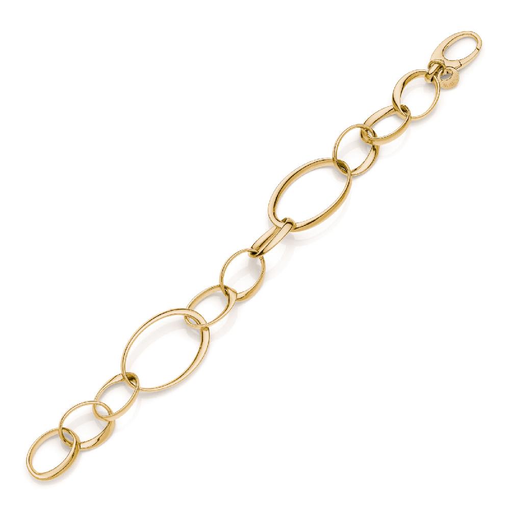 Unoaerre Bracciale donna catena in argento dorato | UNOAERRE Gioielli Convenienza